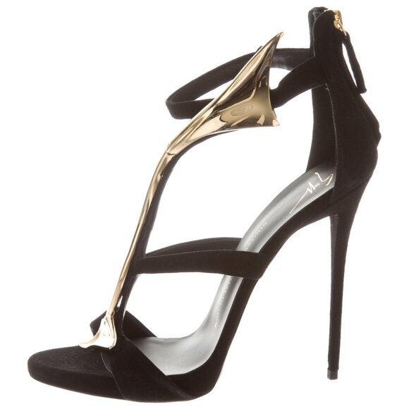Giuseppe Zanotti Suede Alien Sandals GIU32327 - Picture 1 of 5